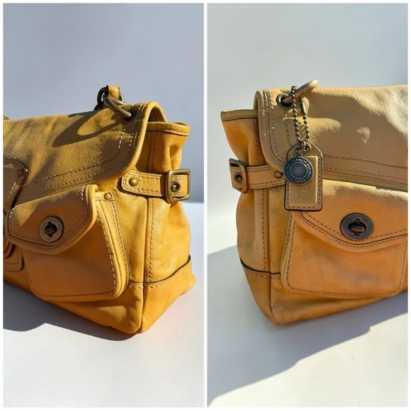 ❌SOLD❌Coach Legacy Leigh 11128 66th Anniversary Vachetta Leather Turnlock - Picture 11 of 16